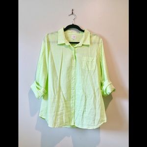 J Crew ‘The Perfect Shirt’ Gingham Button Down